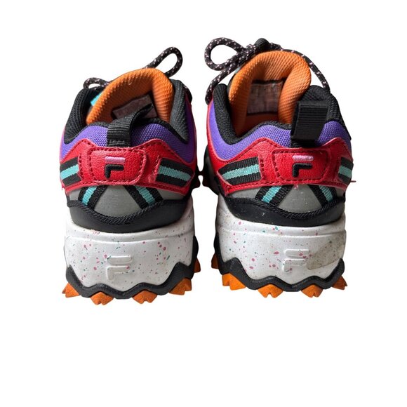 Fila Oakmont Shoes Sneakers Trail Size 6.5 Multi Color Leather Athletic Hiking - Picture 3 of 10